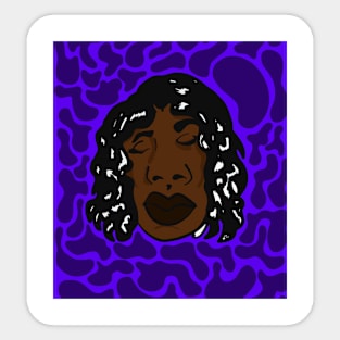 Black Woman Art Sticker